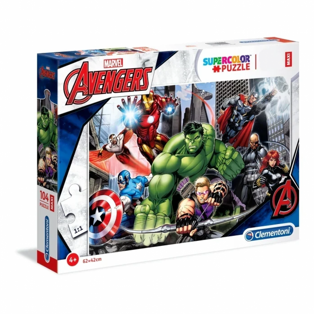 Disney Max.Puzzle 100Pz 62X42 Avengers