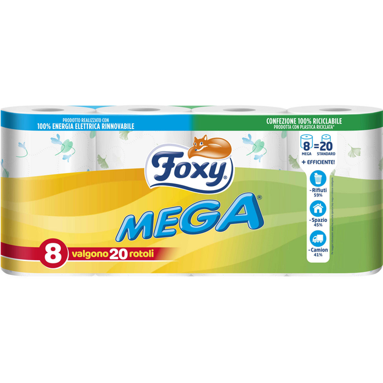 Foxy - Carta Igienica Mega Decorata 2Veli Rotoli 8