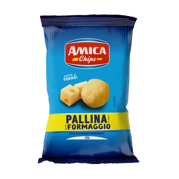 Amica Chips Snack Pallina Formaggio 50G