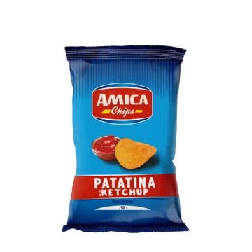 Amica Chips La Patatina Ketchup 50G