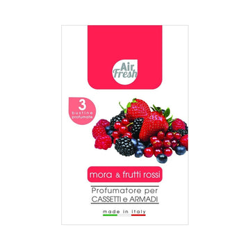 Air Fresh - Profumatore buste mora&frutti rossi