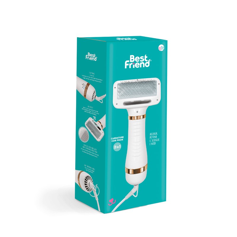 Best Friend Cardatore Con Phon 29X12 Cm