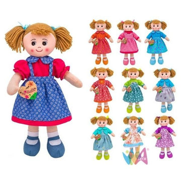 Globo Bambola Di Stoffa 50Cm 10 Ass