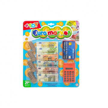 Globo Set Monete/Banconote/Carta Cred/Calcolatrice