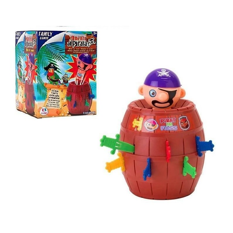 Gioco Del Pirata Nella Botte C/16 Spade