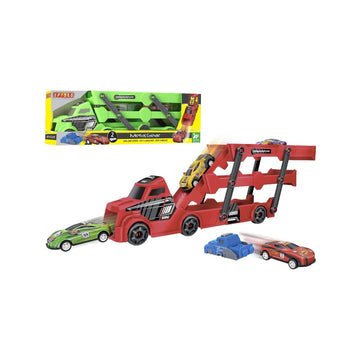 Globo Camion Portauto C/Lanciatore/2 Auto Metallo 2 Col.