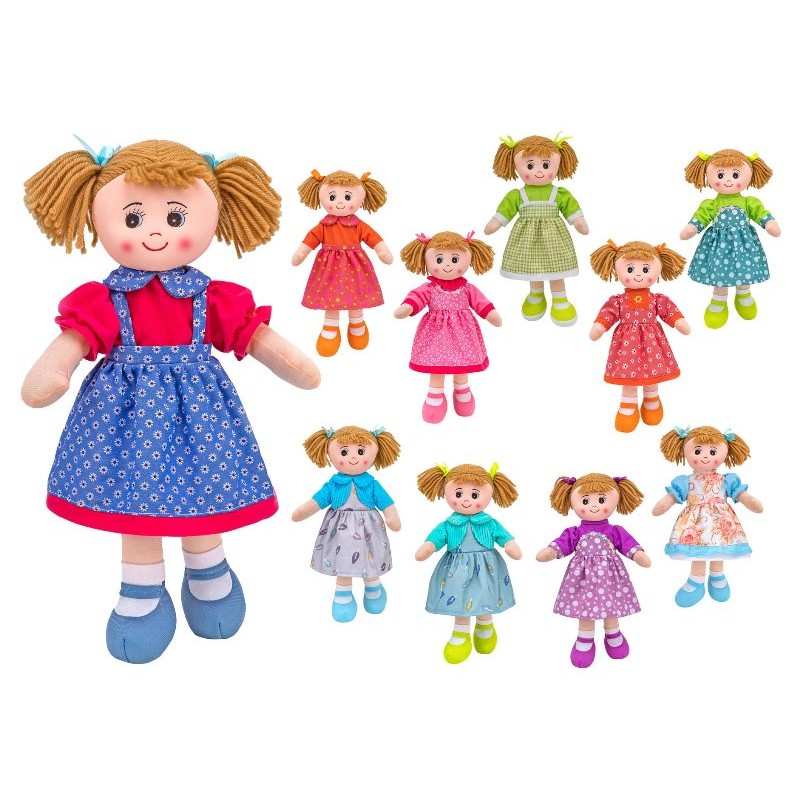 Bambola Di Stoffa 40Cm 9 Ass