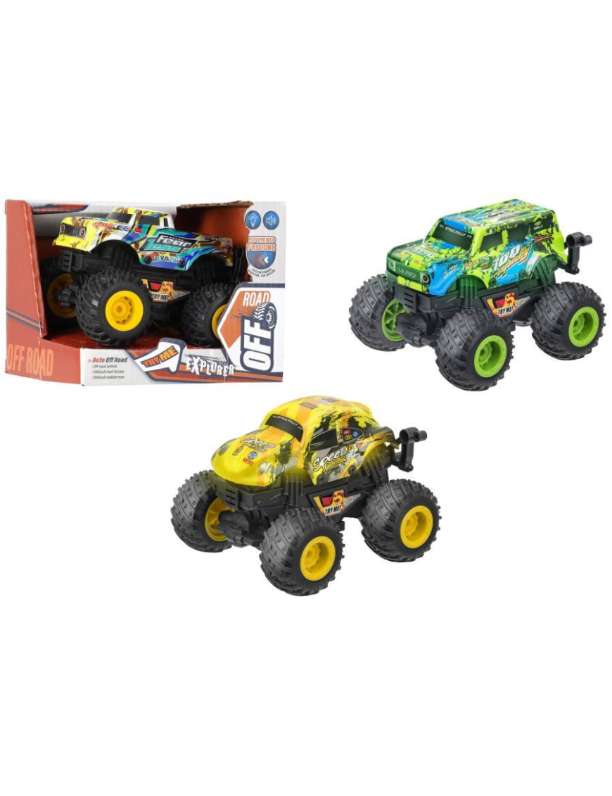 Globo Auto Big Foot Friz. B/O C/L/S Try Me 6Ass.