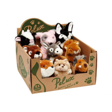 Pelux Animali Cm7 C/Semi  9Pz In Cravatta 8 Ass.