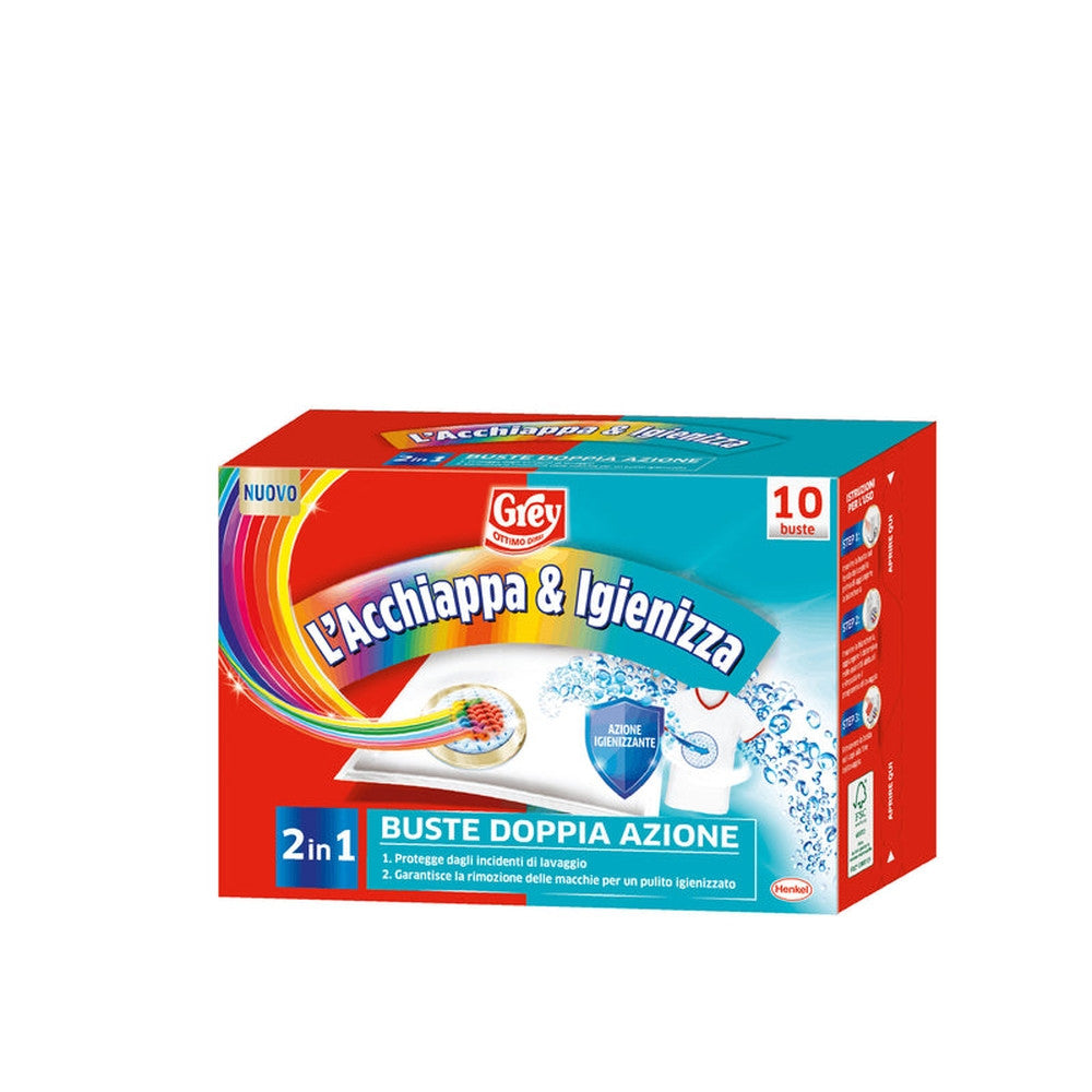 Grey - L'acchiappa&Igienizza 10Pz