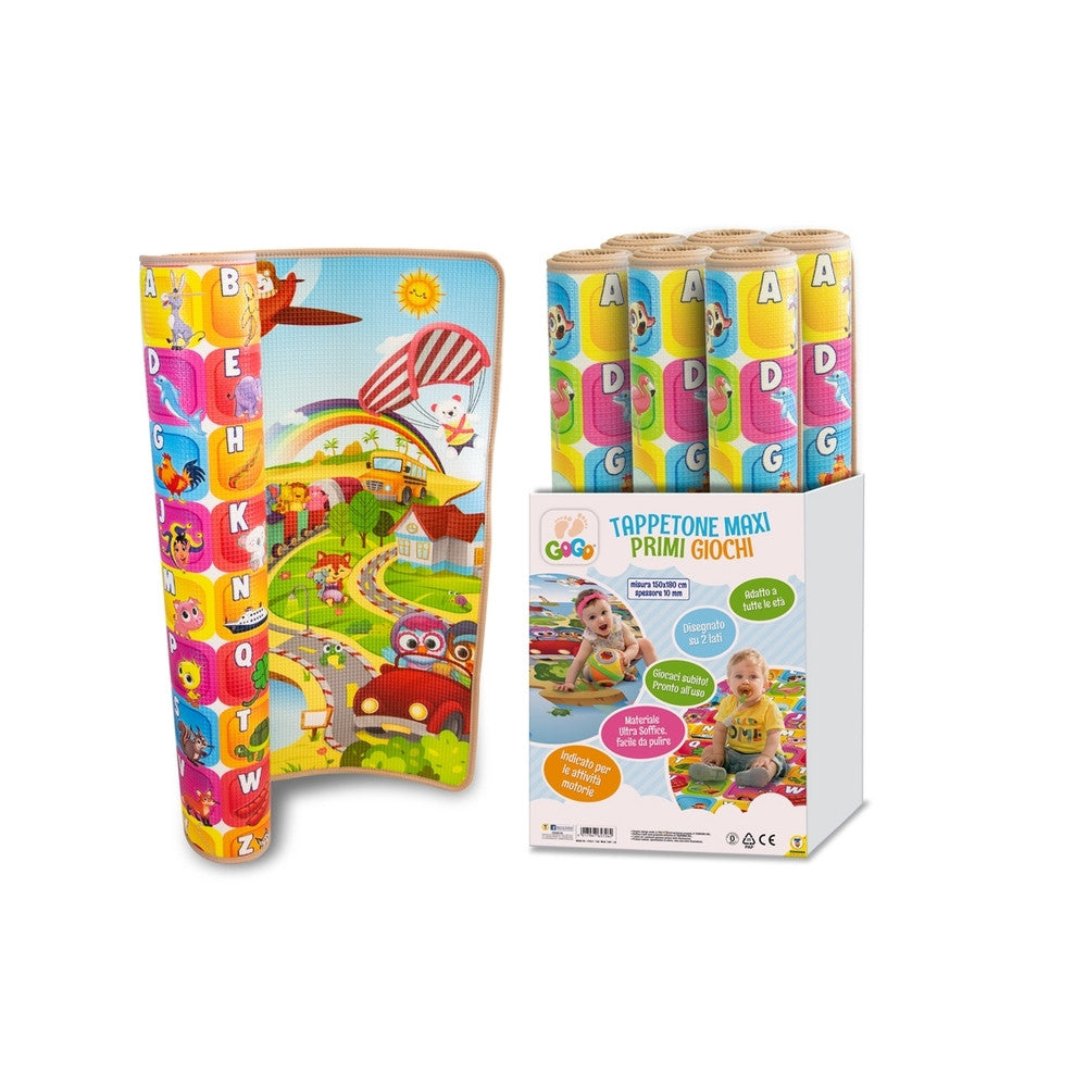 Gogo - Tappeto Primi Giochi 130x150x0.8 Cm