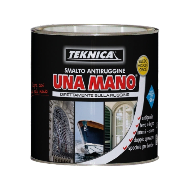 Teknica Smalto Unamano Nero Opaco 375Ml