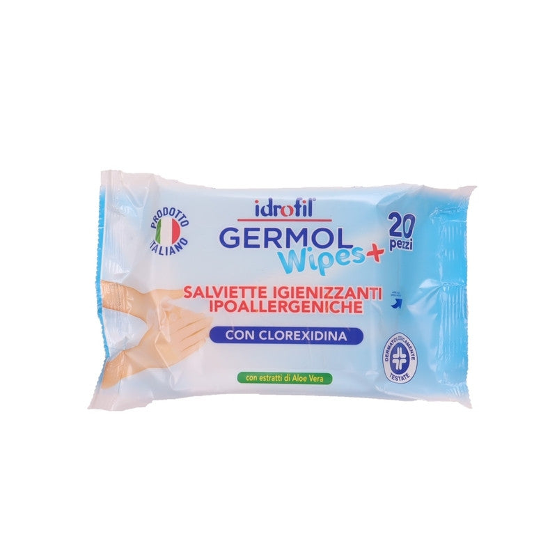 Idrofil - Germol Wips Salviette igienizzanti 20Pz