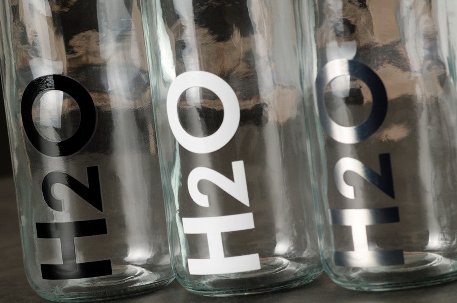 Ad - Glass Bottle 3 Colors D7X255 650Ml