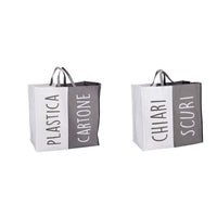 Ad - Contenitore Tessuto 2 Scomparti 52X30Xh50Cm