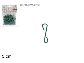 Christmas Ganci Per Albero 100Pz.