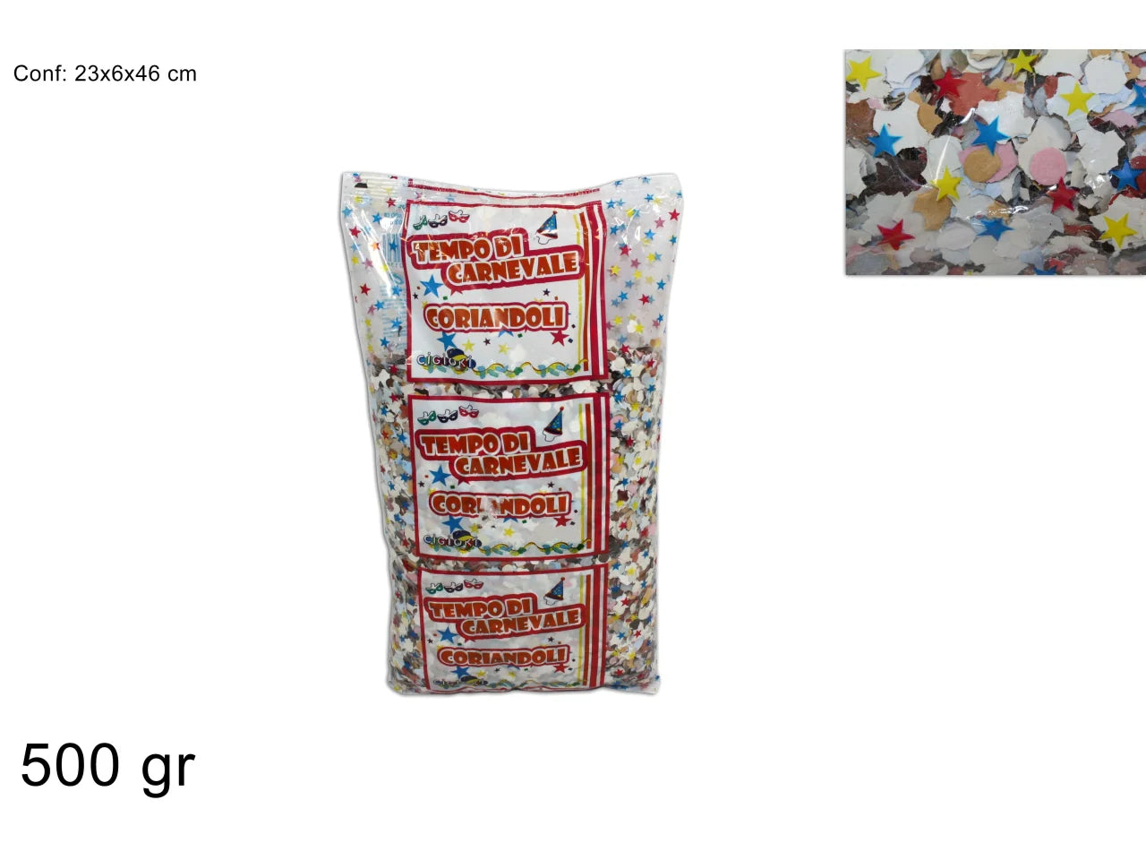 Ss Coriandoli Busta 500Gr