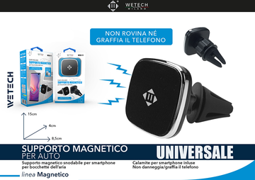 Wetech Supporto Auto Magnetico