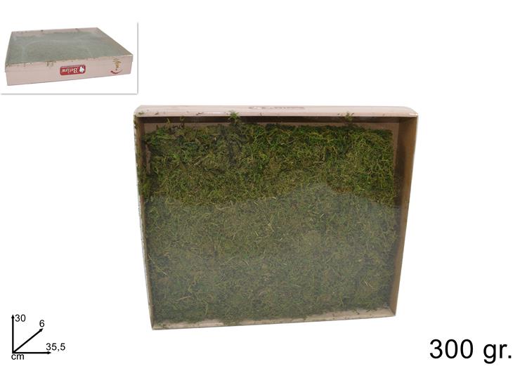 Christmas Scatola Muschio 300Gr Verde Art176548