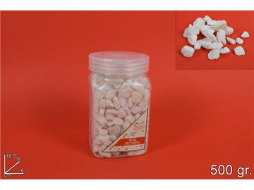 Christmas Barattolo Pietre Bianche Gr500 Xfp500-3Sz