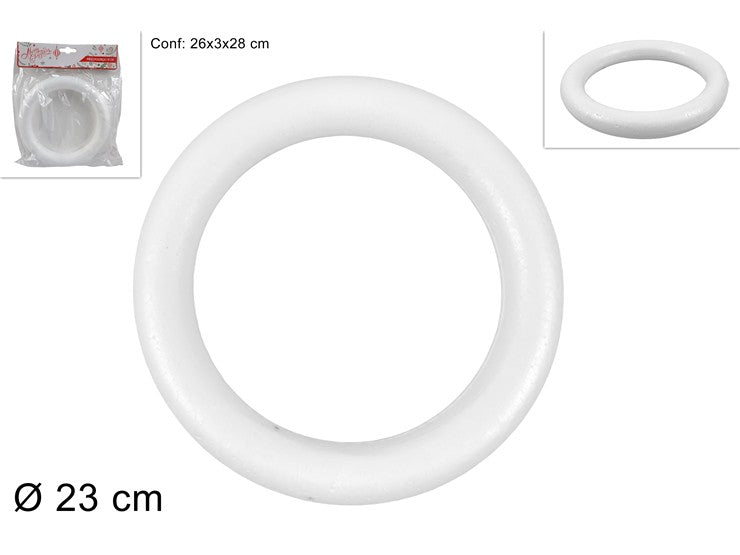 Christmas Anello Polistirolo 23Cm