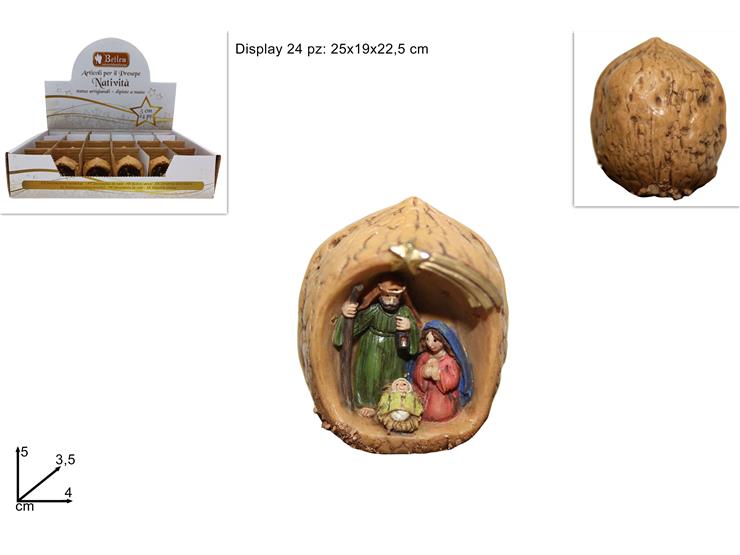 Christmas Nativita Noce 5Cm
