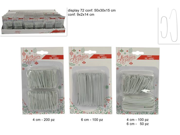 Christmas Ganci Metallo Natalizi