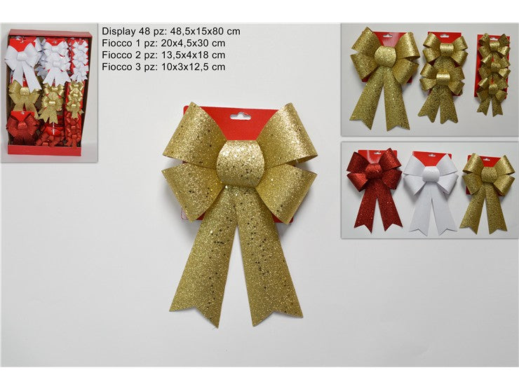 Christmas Fiocchi Glitterati Ass.