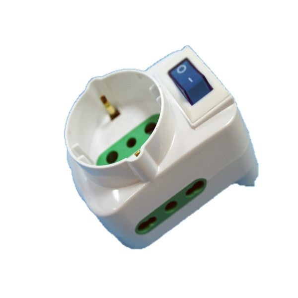 Extrastar - Adattatore  16A 1+2P. C/INT. XSL1054