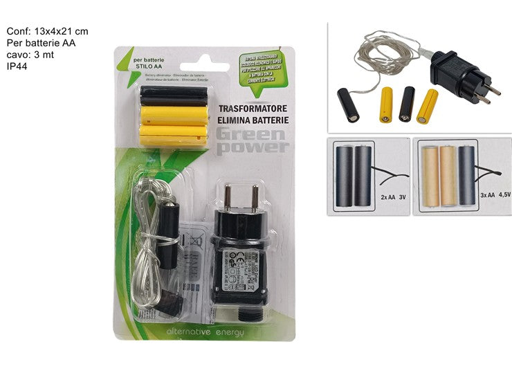 Christmas Alimentatore Sostitutivo Batteriestilo Aa Art. Hb-