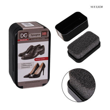 Dc - Spugna Lucida Scarpe 10X55Cm Nero