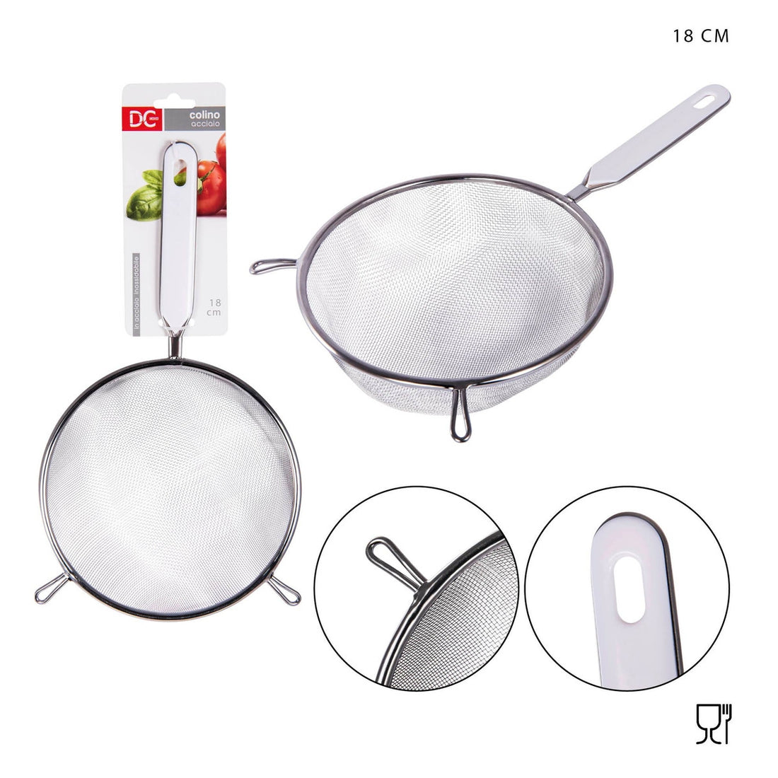 Dc - Colino Inox 18Cm