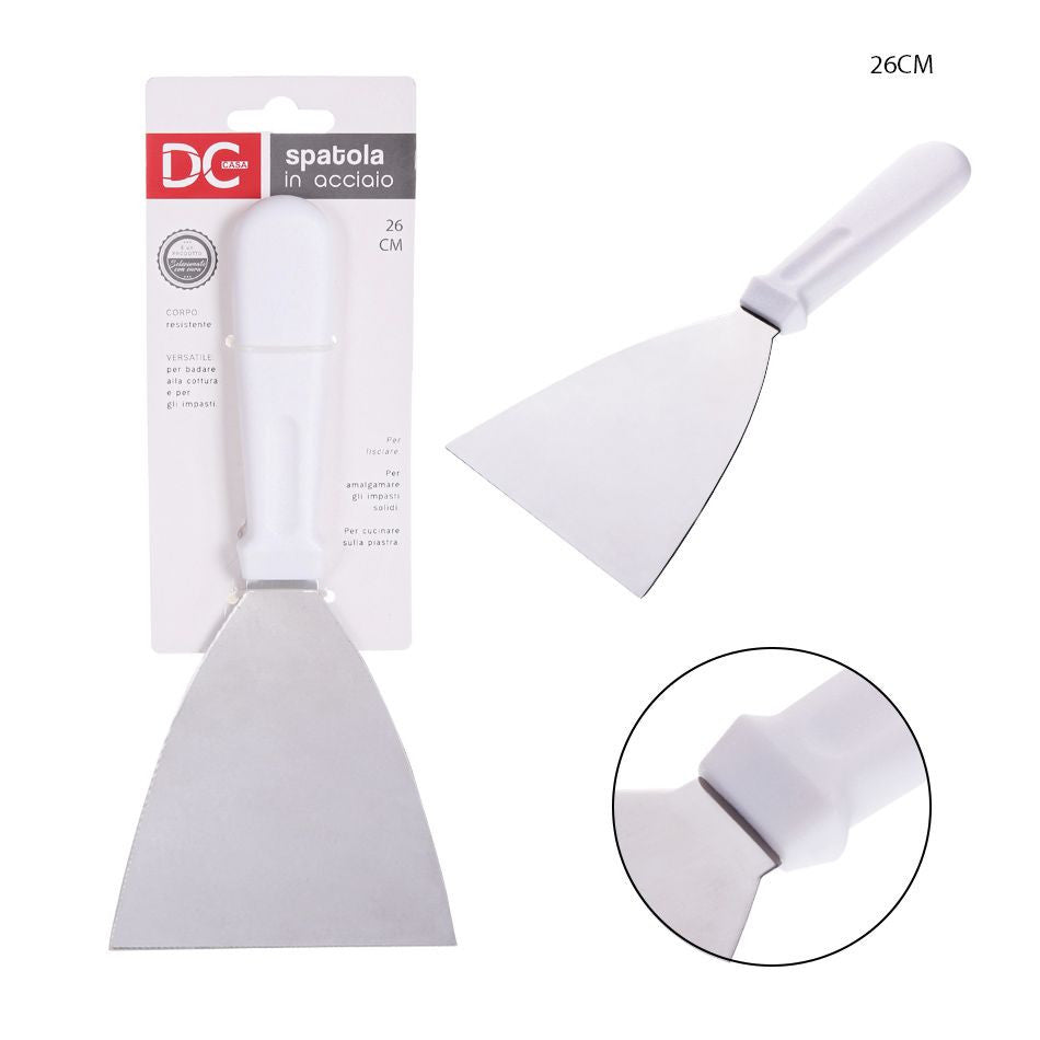 Dc - Spatola Per Piastra Inox 26Cm