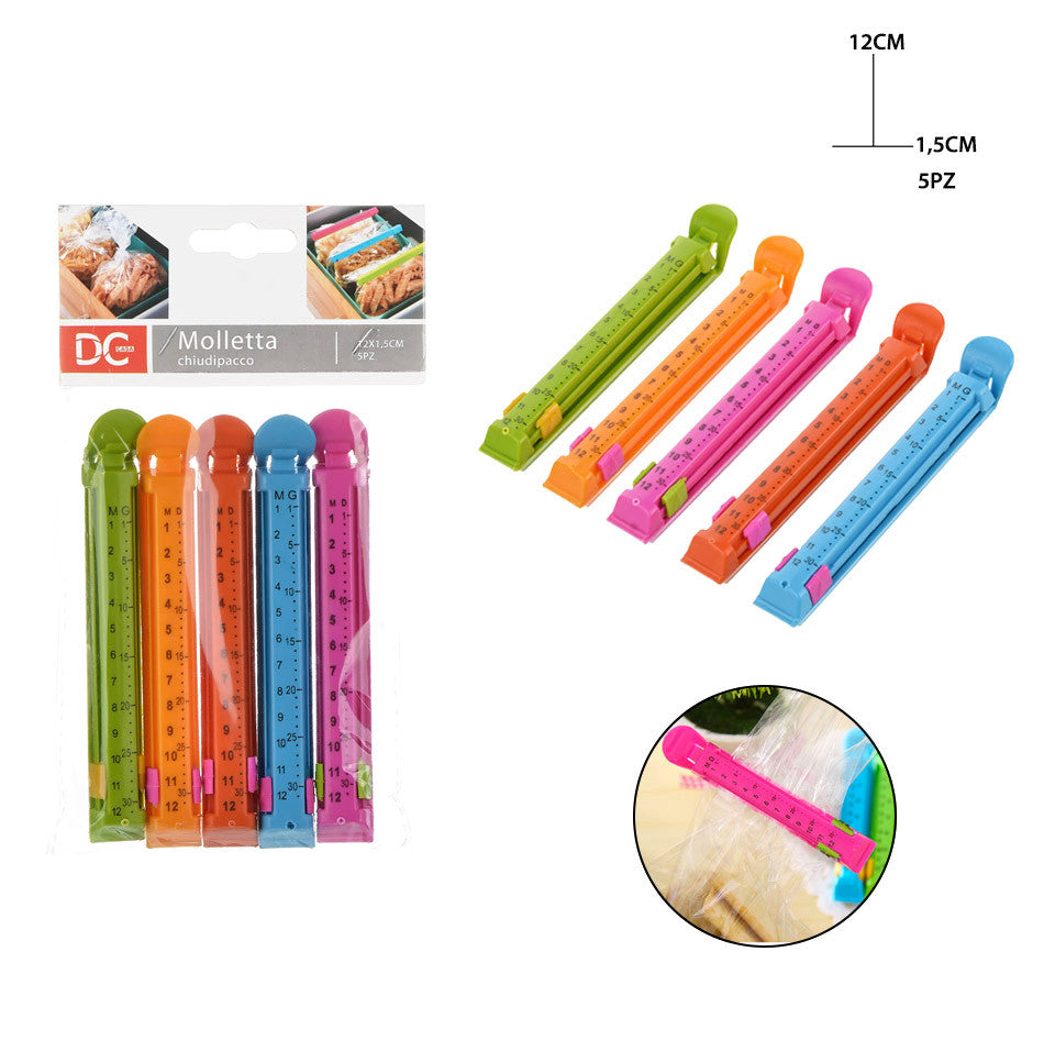 Dc - Molletta Chiudipacco 12X15Cm 5Pz