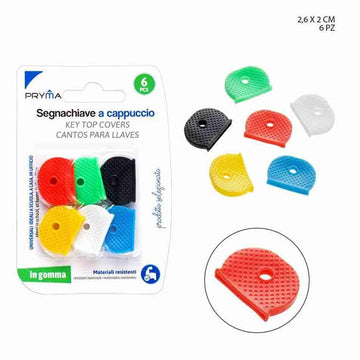 Pryma Segnachiave Cappuccio Gomma C/Foro