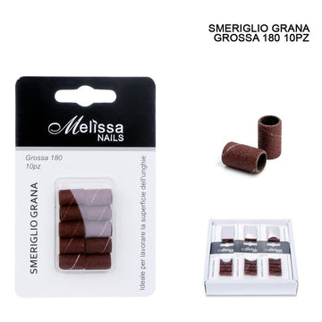 Melissa - Smeriglio Grana Fine 180 10Pz