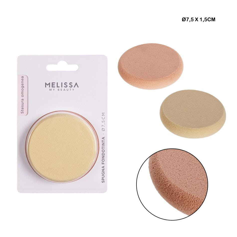 Melissa - Spugna Make Up Cellulosa Cuore 9Cm 2Pz