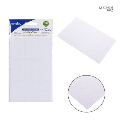 Pryma - Etichette Adesive 5.3X3.4Cm 10Ff