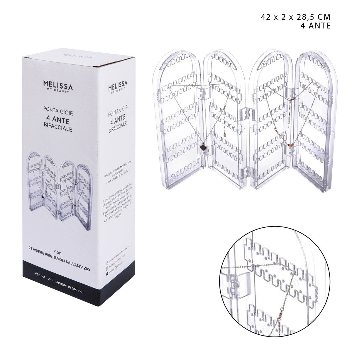 Melissa - Porta Gioie 42X2X285Cm