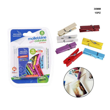Pryma - Mollettine Colorate 30Mm 15Pz