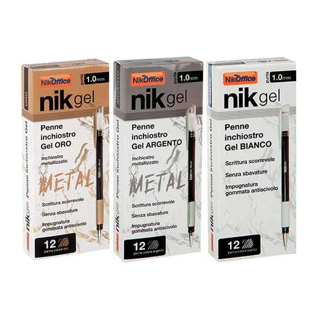 Nik Penne Gel Silver Metal Blist. 1 Pz Cf 12