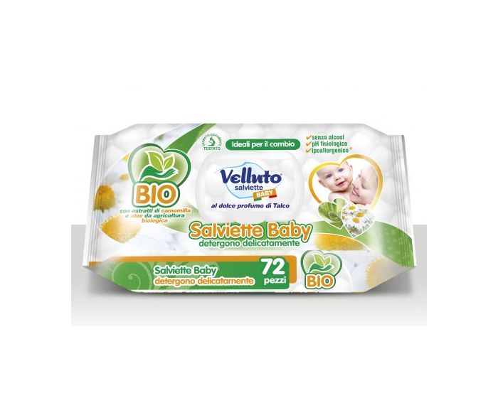 Sw Velluto Salviette Baby 72Pz Bio