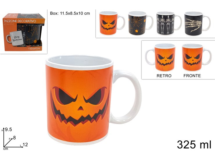 SS HW TAZZONE MUG 325ML DECORO HALLOWEEN 4ASS 1PZ