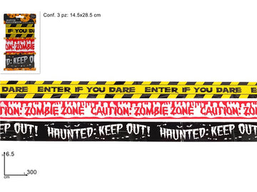 SS HW NASTRI HALLOWEEN 3PZ 6,5X300CM