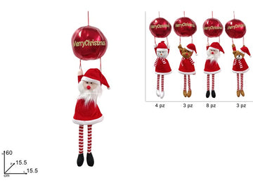 Christmas Appendino Soggetto Natalizio Con Palloncino