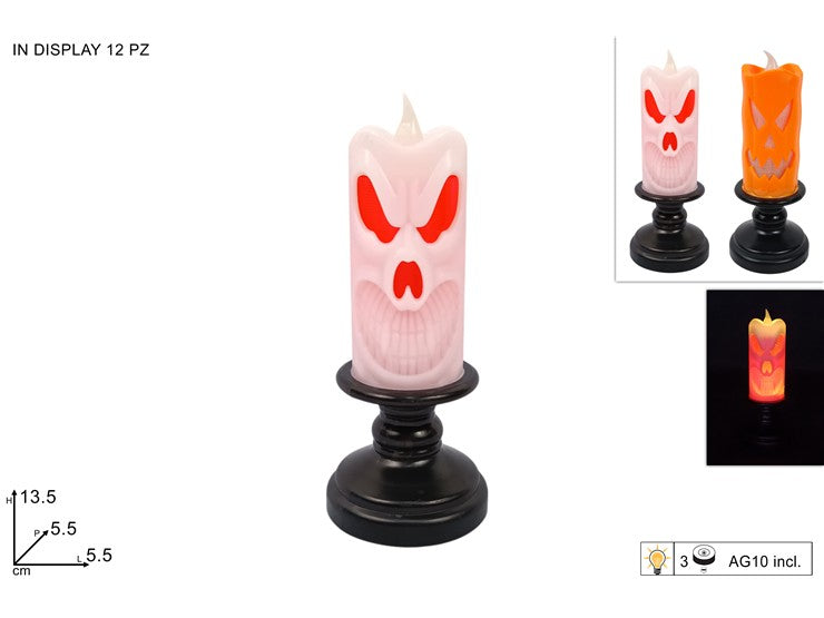 Christmas Candela Led Halloween Ass.In Display Pl25Y7029A/B