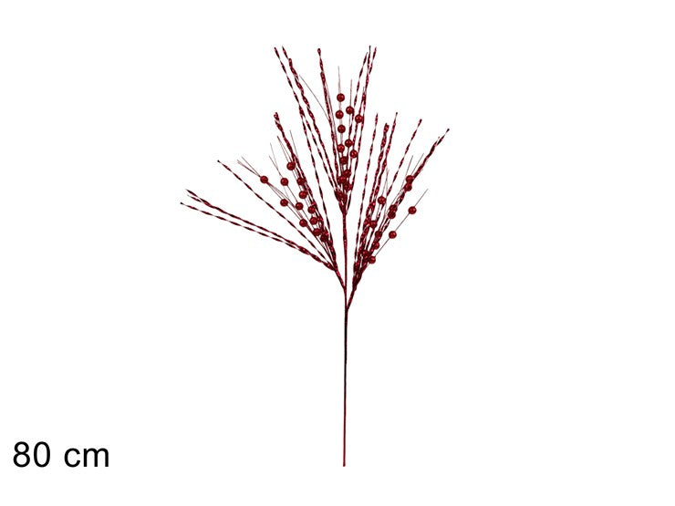 Christmas Stelo Fili Laminati 80 Cm Rosso Tys-024739Y/Red