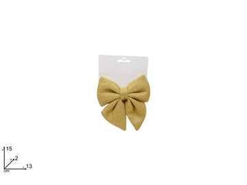 Christmas Fiocco 13 Cm Glitterato Oro