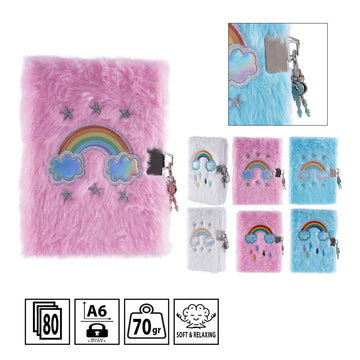 Pryma L/Plush Memobook C/Lucch. A6 70G 80Ff 1R