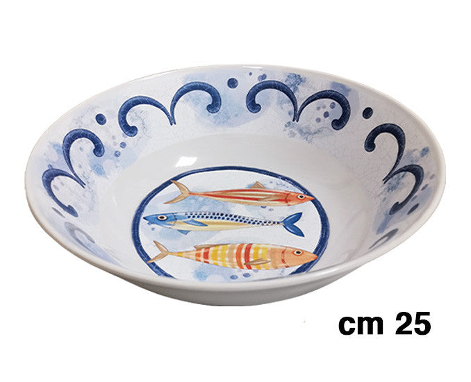Ibct - Lavafrutta Melamina 25Cm Pesci